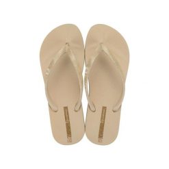 Japonki damskie Ipanema Mesh IX. Brązowe klapki Ipanema, bez wzorów, z meshu, bez obcasa. Za 59.99 zł.