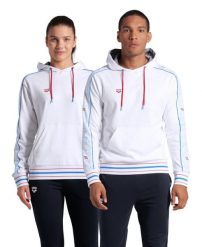 Bluza Arena Fireflow Hooded Sweat Inserts z kapturem. Białe bluzy Arena, l, bez wzorów, z bawełny, z kapturem. Za 199.00 zł.