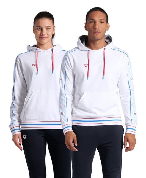 Bluza Arena Fireflow Hooded Sweat Inserts z kapturem. Białe bluzy Arena, m, bez wzorów, z bawełny, z kapturem. Za 199.00 zł.