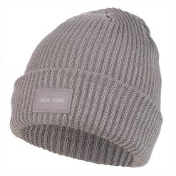 Szara Czapka Damska Moraj. Szare czapki Moraj, bez wzorów. Za 39.99 zł.