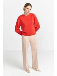 Rich & Royal Bluza w kolorze czerwonym rozmiar: L. Czerwone bluzy Rich & Royal, l, bez wzorów, z bawełny, bez kaptura. Za 167.28 zł.