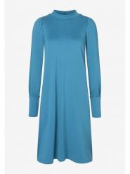 More & More Sukienka w kolorze niebieskim rozmiar: 36. Niebieskie sukienki More & More, na co dzień, s, bez wzorów, z wiskozy, klasyczne, bez kołnierzyka, bez ramiączek, midi, proste. Za 122.09 zł.