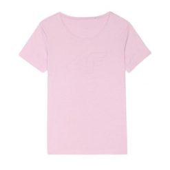 Koszulka Damska 4F. Czerwone koszulki sportowe 4f, bez wzorów, bez ramiączek. Za 83.99 zł.