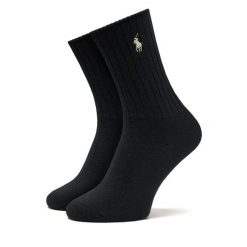Skarpety długie Polo Ralph Lauren. Czarne skarpety Polo Ralph Lauren, bez wzorów. Za 89.99 zł.
