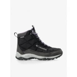 Buty zimowe damskie Columbia Firecamp Boot. Czarne trekkingi Columbia, trekkingowe. Za 335.99 zł.