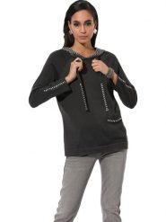 WITT WEIDEN Bluza w kolorze czarnym rozmiar: 42. Czarne bluzy WITT WEIDEN, bez wzorów, z kapturem. Za 60.99 zł.