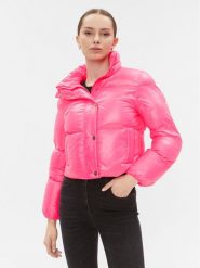 Elisabetta Franchi Kurtka przejściowa PI-55D-36E2-V490 Różowy Cropped Fit. Czerwone kurtki Elisabetta Franchi, bez wzorów, z syntetyku, bez kaptura. Za 1,269.00 zł.