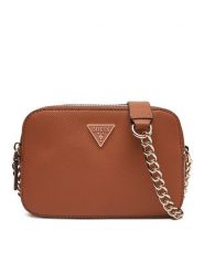 Guess Torebka Noelle II HWZG96 72140 Brązowy. Brązowe torebki klasyczne Guess, z aplikacjami, ze skóry, bez dodatków. Za 549.99 zł.