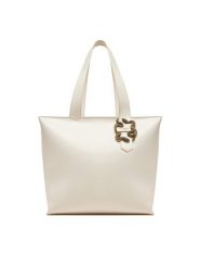 Just Cavalli Torebka Iconic Snakes 78RA4BA5 ZSA89 Biały. Białe torebki klasyczne Just Cavalli, bez wzorów, ze skóry, bez dodatków. Za 519.99 zł.
