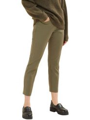 Tom Tailor Spodnie w kolorze khaki rozmiar: W36/L28. Brązowe spodnie materiałowe Tom Tailor, l, bez wzorów, z materiału. Za 48.28 zł.