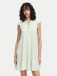 Vero Moda Sukienka letnia Alba 10342656 Zielony jasny Regular Fit. Zielone sukienki Vero Moda, na lato, xl, bez wzorów, z wiskozy, bez kołnierzyka, bez ramiączek. Za 111.99 zł.
