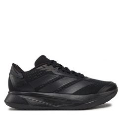 Buty do biegania adidas. Czarne obuwie sportowe Adidas, bez zapięcia, do biegania. Za 279.99 zł.