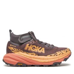 Buty do biegania Hoka. Niebieskie obuwie sportowe HOKA, z gore-texu, bez zapięcia, do biegania, gore-tex. Za 599.99 zł.