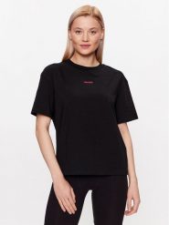 Hugo T-Shirt 50490593 Czarny Relaxed Fit. Czarne t-shirty Hugo, xs, bez wzorów, z bawełny, bez kołnierzyka, bez ramiączek. Za 139.99 zł.