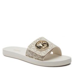 Klapki MICHAEL Michael Kors. Klapki MICHAEL Michael Kors, bez wzorów, bez obcasa. Za 359.99 zł.