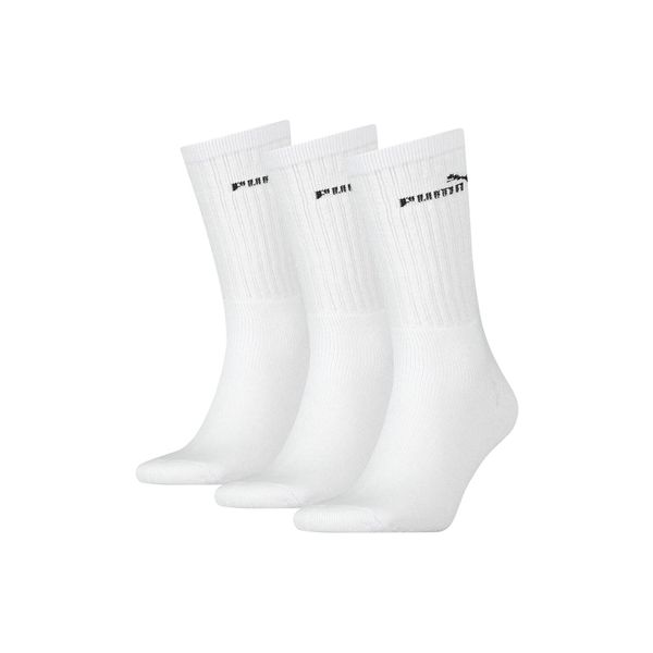 Skarpety Puma Crew 3-Pack 35-38: Komfort i jakość. Białe skarpety Puma, bez wzorów, z bawełny. Za 137.99 zł.