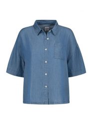 Sublevel Bluzka w kolorze niebieskim rozmiar: L. Niebieskie bluzki Sublevel, l, bez wzorów, z lyocellu, bez kołnierzyka, bez ramiączek. Za 43.99 zł.
