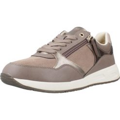 Buty GEOX D BULMYA Brązowy. Brązowe trekkingi Geox, ze skóry, trekkingowe. Za 425.00 zł.