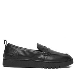 Lordsy Josef Seibel. Czarne lordsy Josef Seibel, bez wzorów, bez obcasa, bez zapięcia. Za 429.99 zł.