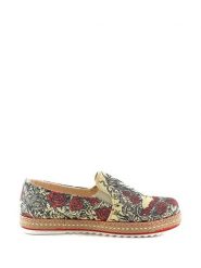 Goby Espadryle ze wzorem rozmiar: 37. Brązowe espadryle Goby, bez wzorów, z materiału, bez obcasa, bez zapięcia. Za 225.45 zł.