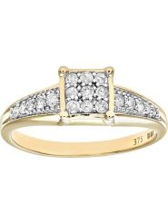 Revoni Złoty pierścionek z diamentami rozmiar: 48. Żółte pierścionki Revoni, z diamentem, złote. Za 2,284.45 zł.