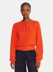 French Connection Kardigan 78ZCW Pomarańczowy Regular Fit. Brązowe kardigany French Connection, l, bez wzorów, z syntetyku. Za 399.99 zł.