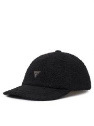 Guess Czapka z daszkiem AW5626 POL01 Czarny. Czarne czapki Guess, z aplikacjami, z poliesteru. Za 194.99 zł.