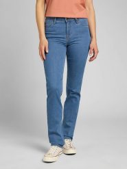 Lee Dżinsy "Marion" - Regular fit - w kolorze błękitnym rozmiar: W29/L33. Niebieskie jeansy Lee, l, z aplikacjami, z podwyższonym stanem. Za 219.95 zł.