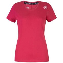 Koszulka damska Rafiki Mello LT. Czerwone bluzki RAFIKI, bez wzorów, sportowe, bez kołnierzyka, bez ramiączek. Za 253.50 zł.
