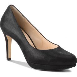 Szpilki HÖGL - 6-108001 Black 0100. Czarne szpilki Högl, bez wzorów, z materiału, bez obcasa, na obcasie, bez zapięcia. W wyprzedaży za 419.00 zł.
