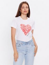 ONLY T-Shirt 15266625 Biały Regular Fit. Białe t-shirty Only, m, bez wzorów, z bawełny, bez kołnierzyka, bez ramiączek. Za 39.99 zł.