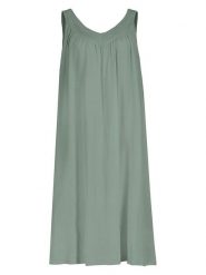 Sublevel Sukienka w kolorze zielonym rozmiar: L/XL. Zielone sukienki Sublevel, na co dzień, l, bez wzorów, z wiskozy, bez kołnierzyka, bez ramiączek, midi, proste. Za 150.37 zł.