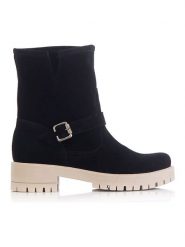 Zapato Skórzane botki w kolorze czarnym rozmiar: 38. Czarne botki Zapato, bez wzorów, bez obcasa, bez zapięcia. Za 294.97 zł.