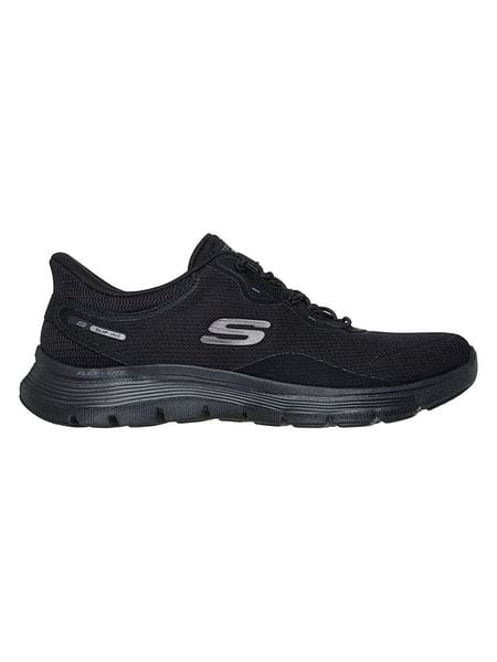 Skechers Sneakersy "Flex Appeal 5.0" w kolorze czarnym rozmiar: 40. Czarne trampki Skechers, bez wzorów, z materiału, bez zapięcia. Za 269.95 zł.