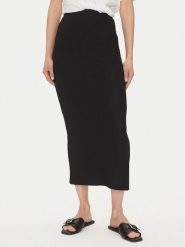 ONLY Spódnica ołówkowa Emma 15323730 Czarny Slim Fit. Czarne spódnice Only, s, bez wzorów, z syntetyku, ołówkowe. Za 99.99 zł.