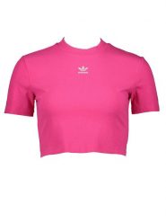 Adidas Koszulka "TEE" w kolorze różowym rozmiar: 36. Różowe bluzki Adidas, bez wzorów, bez kołnierzyka, bez ramiączek. Za 88.02 zł.