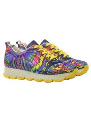 Goby Skórzane sneakersy w kolorze niebieskim rozmiar: 39. Niebieskie trampki Goby, bez wzorów, bez zapięcia. Za 214.19 zł.