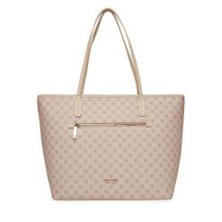 Torebka Nine West. Brązowe shopper Nine West, bez wzorów, bez dodatków. Za 249.99 zł.