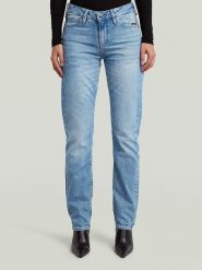 G-Star Dżinsy - Regular fit - w kolorze błękitnym rozmiar: W26/L32. Niebieskie jeansy G-Star, l, z aplikacjami. Za 284.95 zł.
