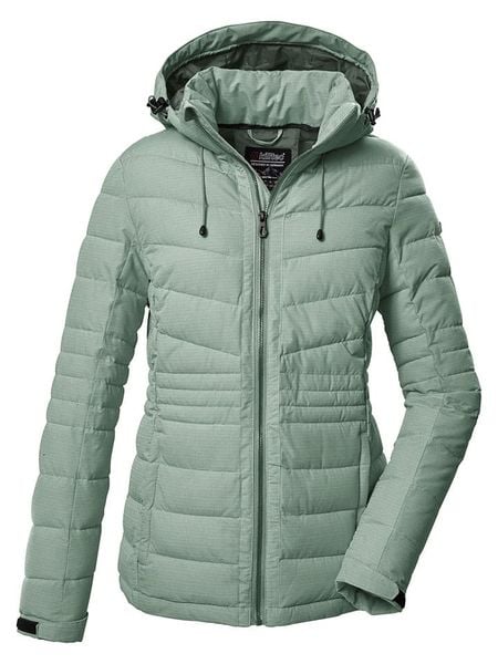 Killtec Kurtka pikowana "KOW 10" w kolorze miętowym rozmiar: 42. Zielone kurtki sportowe Killtec, m, bez wzorów, bez kaptura, outdoorowe. Za 234.38 zł.