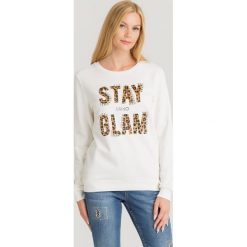 BLUZA liu jo. Szare bluzy Liu Jo, l, z aplikacjami, z bawełny, bez kaptura. Za 589.00 zł.