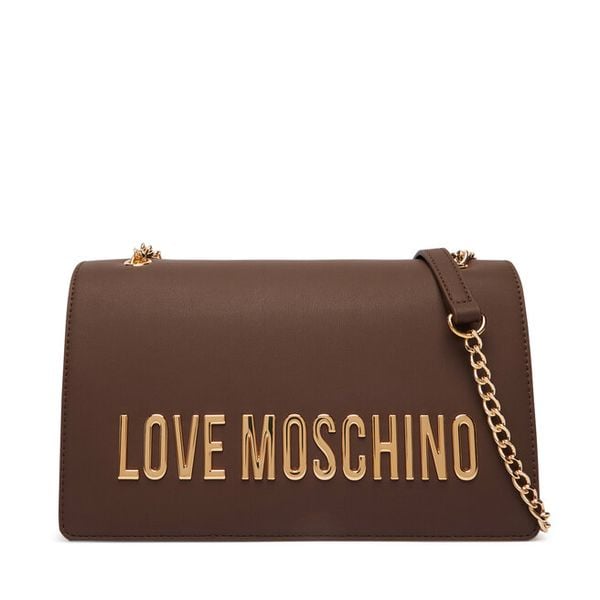 Torebka LOVE MOSCHINO. Brązowe torebki klasyczne Love Moschino, bez wzorów, bez dodatków. Za 949.99 zł.