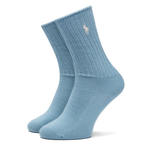 Skarpety długie Polo Ralph Lauren. Niebieskie skarpety Polo Ralph Lauren, bez wzorów. Za 59.99 zł.