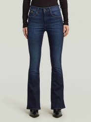 G-Star Dżinsy - Bootcut fit - w kolorze granatowym rozmiar: W29/L32. Niebieskie jeansy G-Star, l, z aplikacjami. Za 232.23 zł.