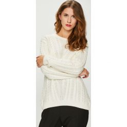 Medicine - Sweter Basic. Białe swetry MEDICINE, l, bez wzorów, z bawełny, bez ramiączek. Za 79.90 zł.