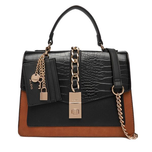 Torebka Aldo. Czarne torebki klasyczne Aldo, bez wzorów, bez dodatków. Za 199.99 zł.