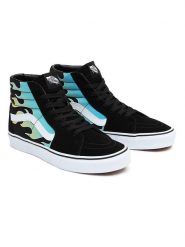 Vans Skórzane sneakersy w kolorze czarno-turkusowym rozmiar: 44,5. Czarne trampki Vans, bez wzorów, za kostkę, bez zapięcia. Za 141.52 zł.