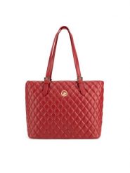 Beverly Hills Polo Club Torebka BHPC-K-038-06 Czerwony. Czerwone torebki klasyczne Beverly Hills Polo Club, bez wzorów, z tworzywa sztucznego, bez dodatków. Za 249.99 zł.