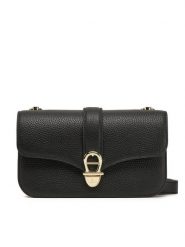Aigner Torebka 132411 Czarny. Czarne listonoszki Aigner, bez wzorów, ze skóry, bez dodatków. Za 1,359.00 zł.