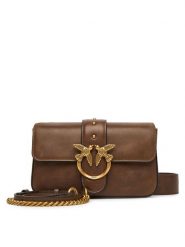PINKO Torebka Love One Mini Slouchy Fl PE 25 PLTT 104340 A2C2 Brązowy. Brązowe torebki klasyczne Pinko, bez wzorów, ze skóry, bez dodatków. Za 1,099.00 zł.